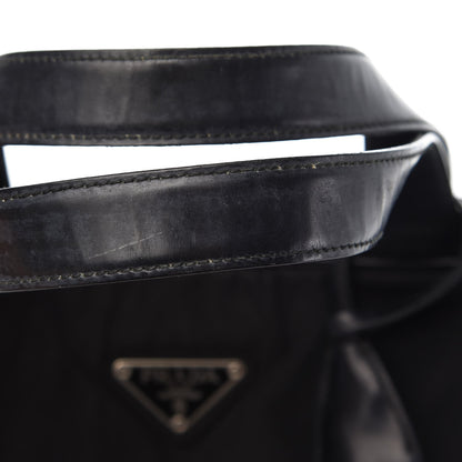 Prada Tessuto Nylon Shoulder Bag Black 8 of 13