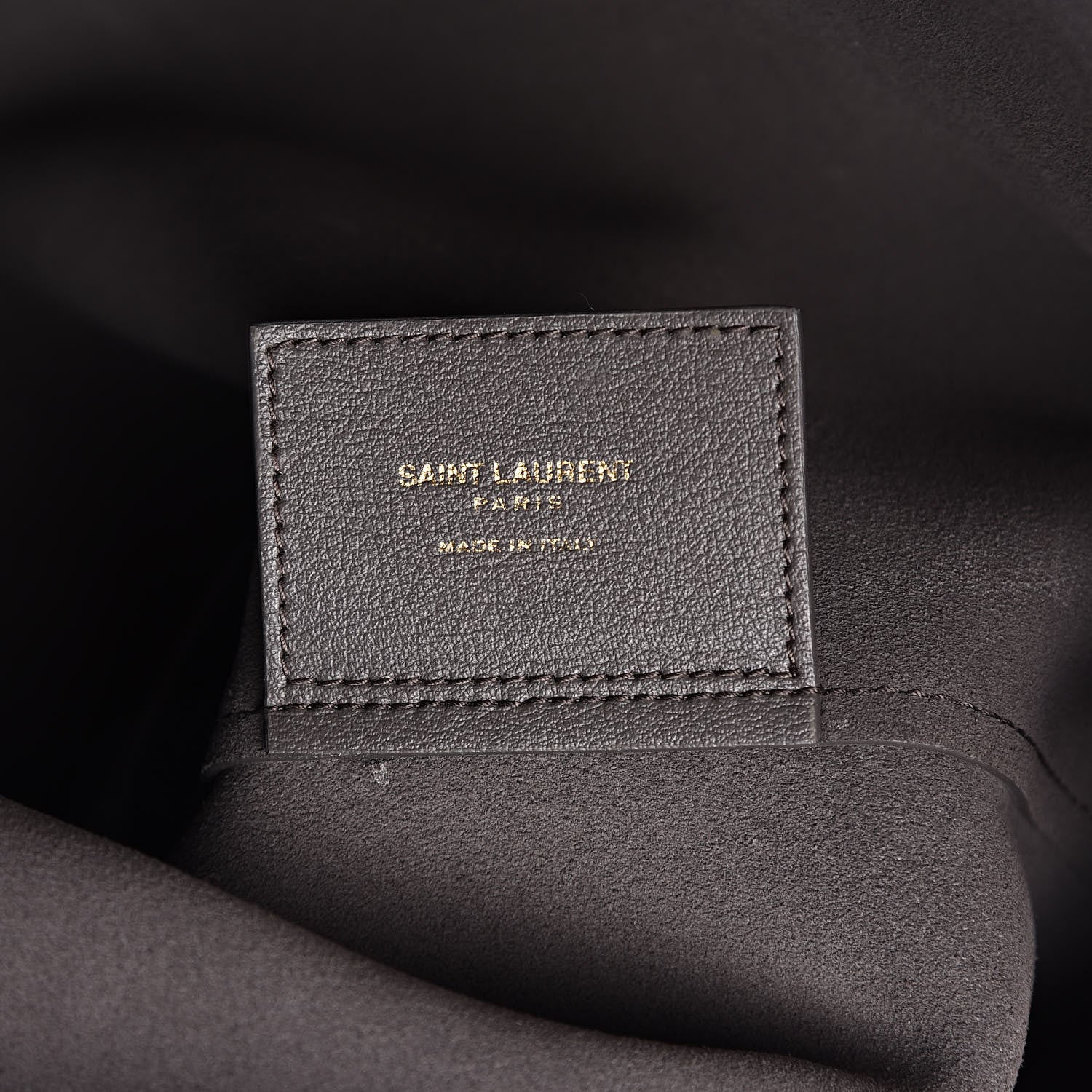 Saint Laurent Calfskin Large Shopping Tote Earth 6 of 15