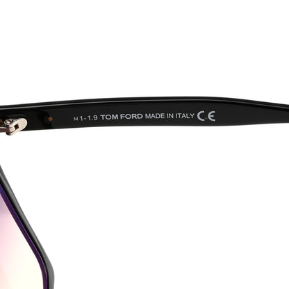 Tom Ford Acetate Sabrina Square Sunglasses TF764 Black 6 of 8