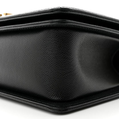 Chanel Caviar Quilted Medium Boy Flap Black 10 of 11