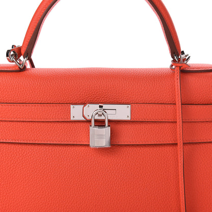Hermes Togo Kelly Retourne 32 Capucine 10 of 11