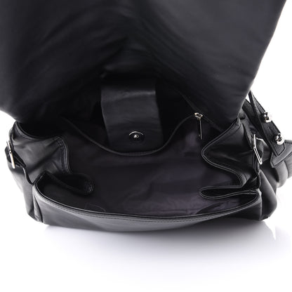 Chanel Coated Canvas Paris Biarritz Messenger Flap Black 4 of 5