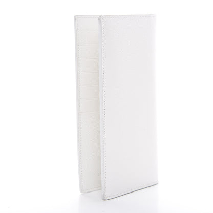 Saint Laurent Grain De Poudre Continental Wallet White 3 of 10