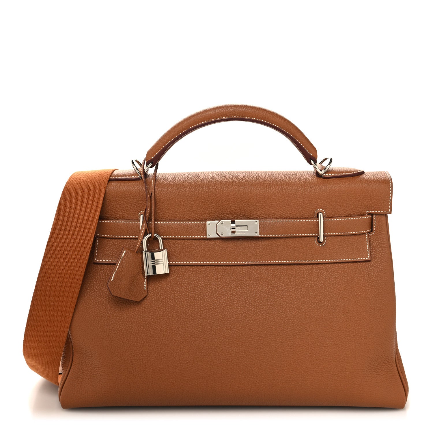 Hermes Togo Maxi Kelly Retourne 42 Gold 1 of 15