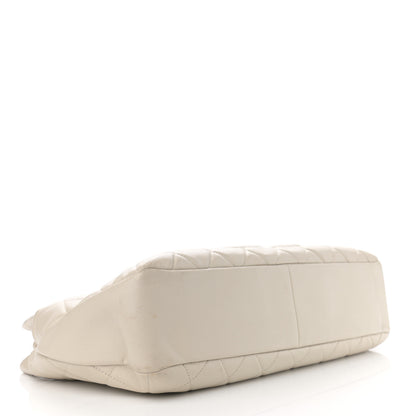 Chanel Caviar Quilted Timeless CC Soft Tote Off White 4 of 16