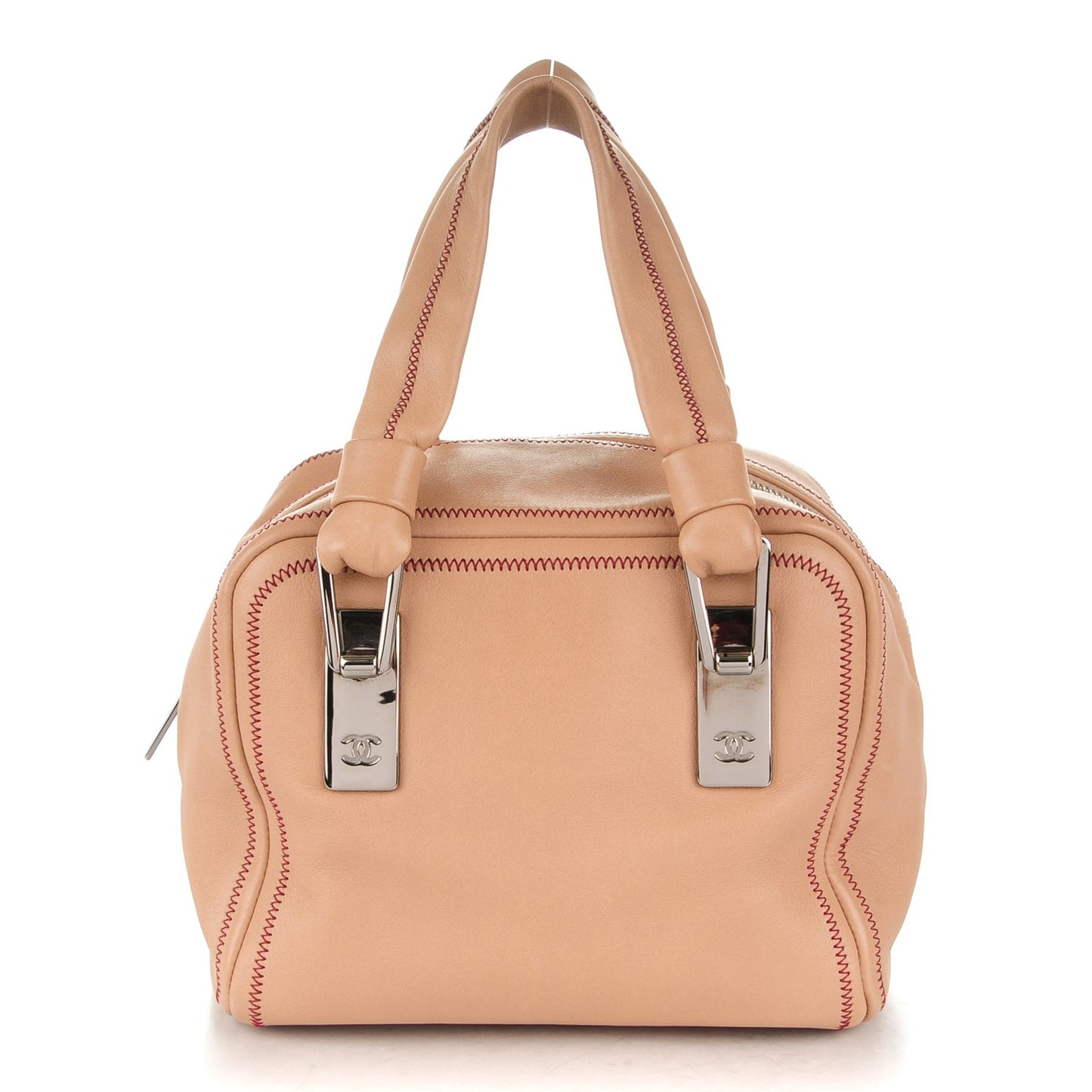 Lambskin Small Bowler Beige