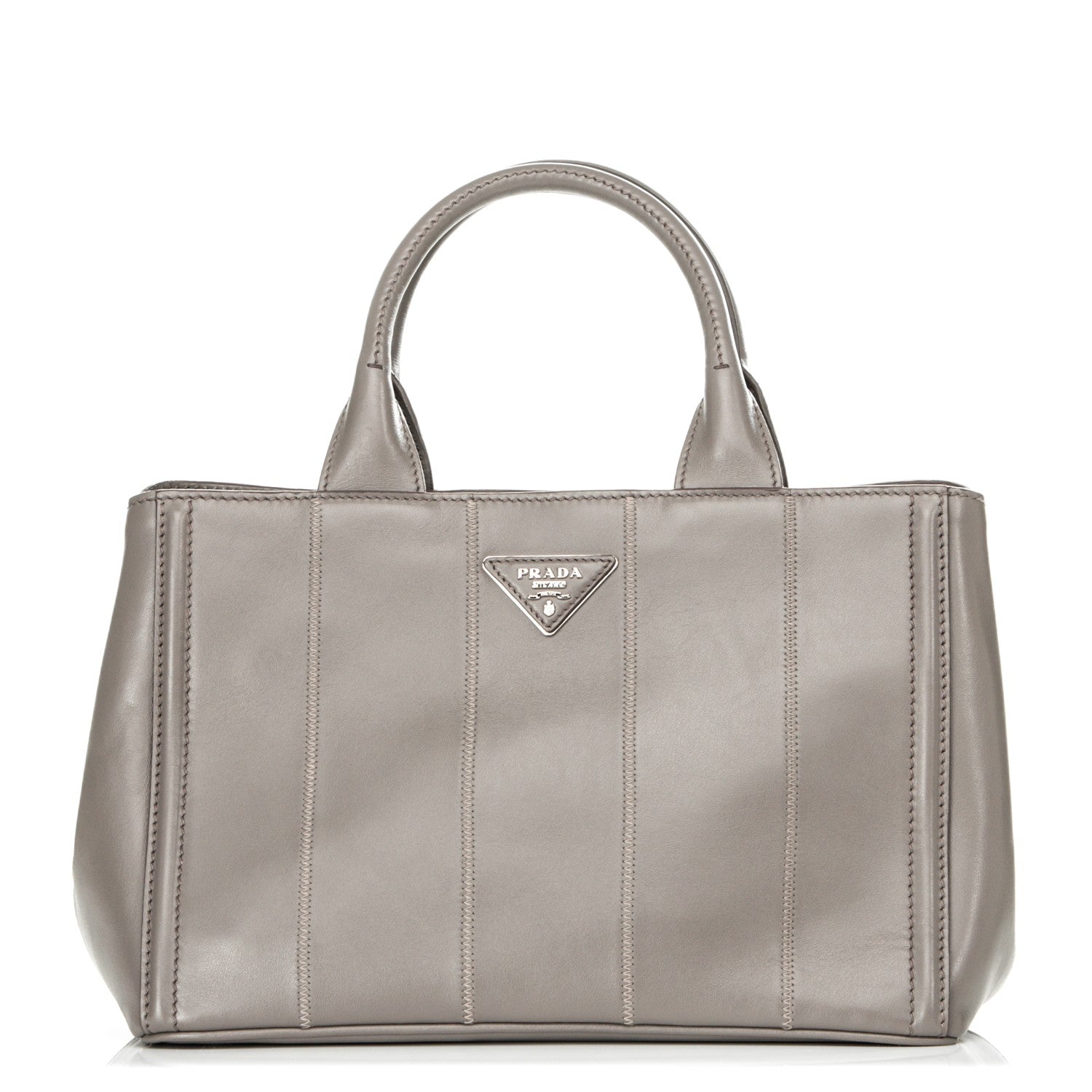 Prada Soft Calf Tote Argilla 1 of 8