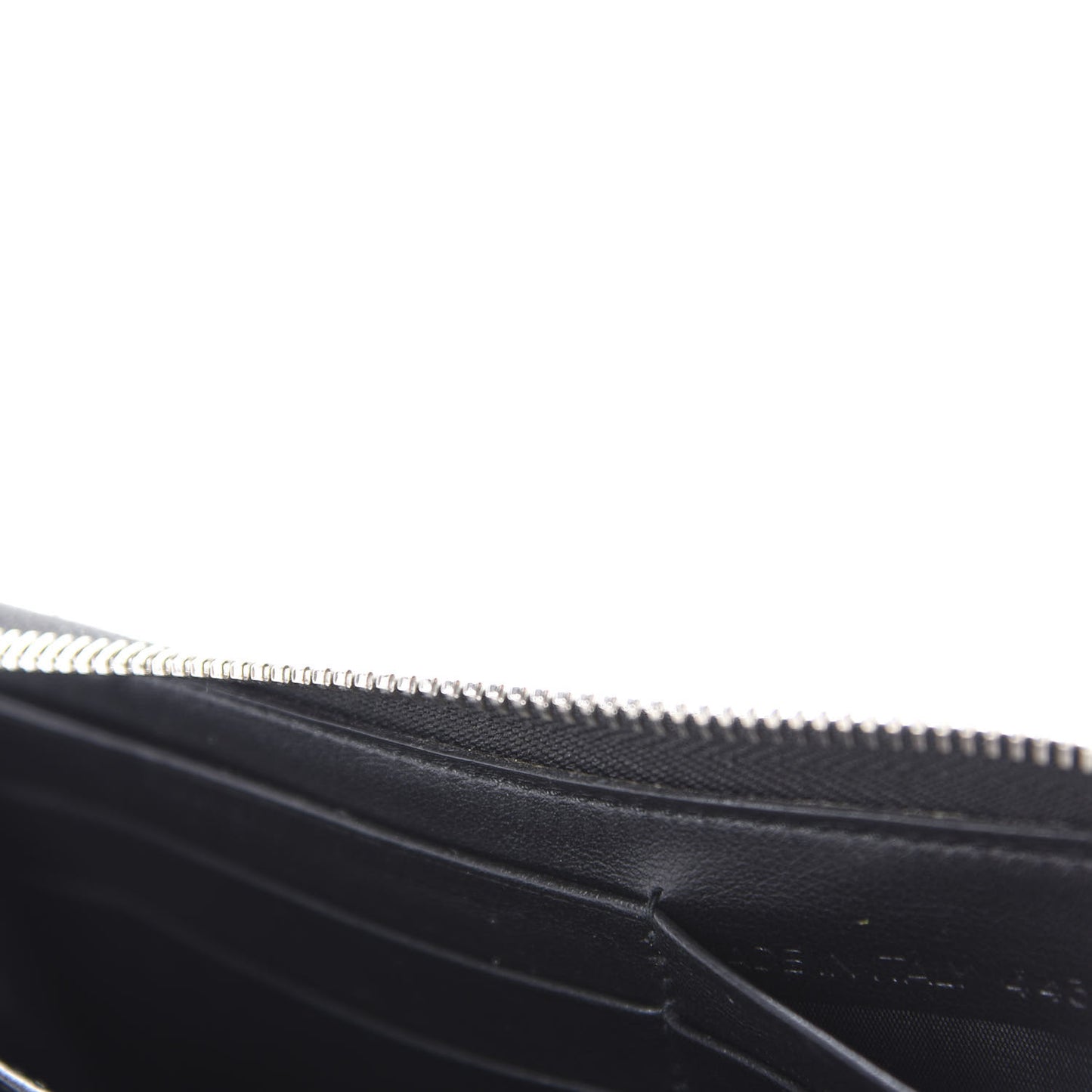 Calfskin Allover Logo Bazar Continental Zip Around Wallet Black Gold