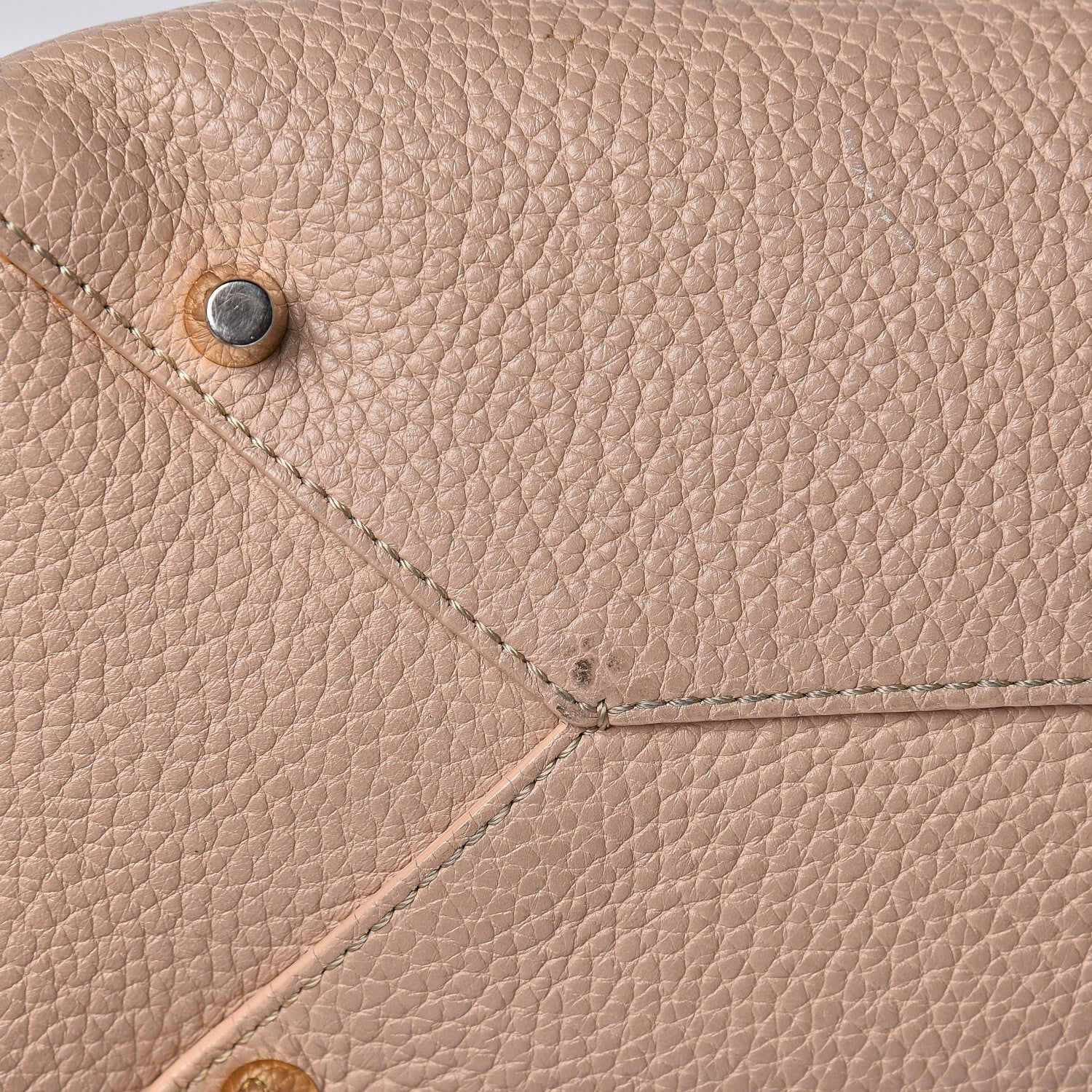 Burberry London Grainy Calfskin Small Greenwood Bowling Bag Light Nude 15 of 24