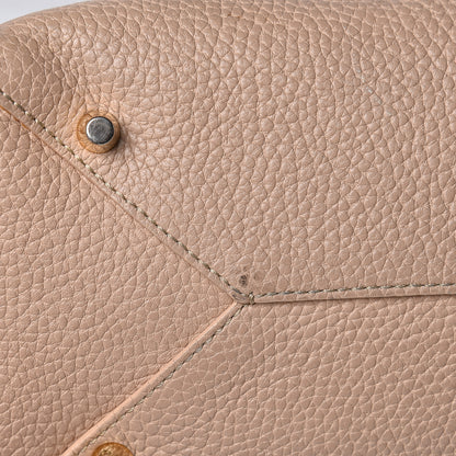 Burberry London Grainy Calfskin Small Greenwood Bowling Bag Light Nude 15 of 24