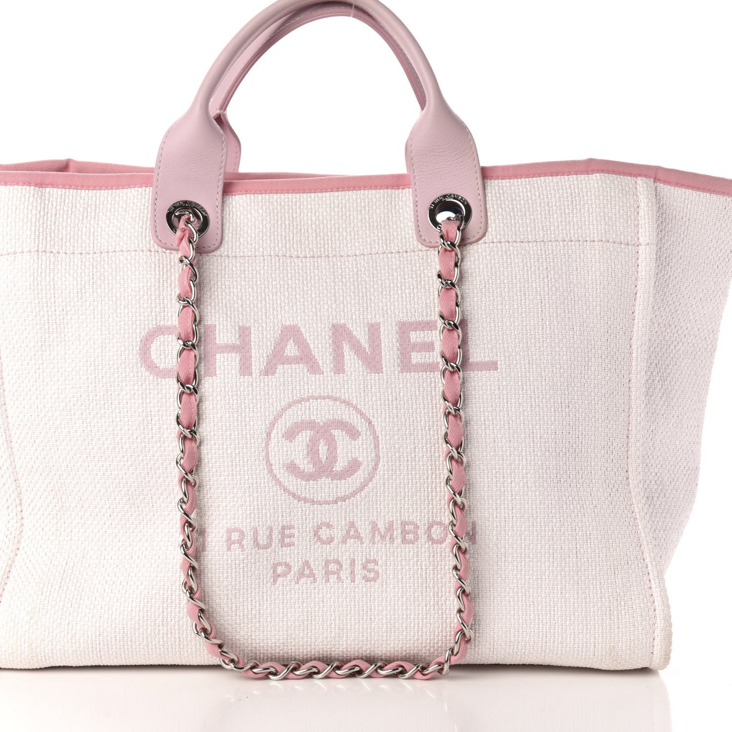 Canvas Medium Deauville Tote Pink