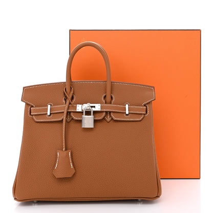 Hermes Togo Birkin 25 Gold 11 of 11
