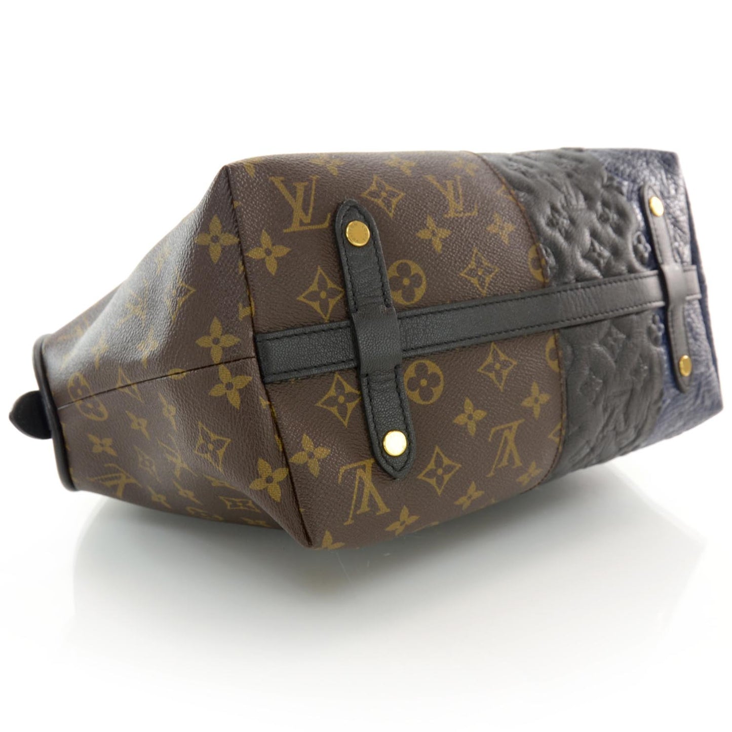 Monogram Stripes Medium Bag Marine