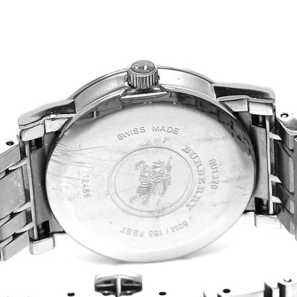 Burberry Stainless Steel Diamond Mother of Pearl 28mm Heritage Quartz Watch BU1370 4 of 5