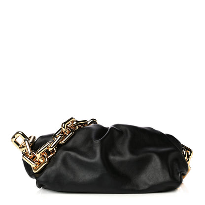 Bottega Veneta Calfskin The Pouch Chain Black 1 of 4