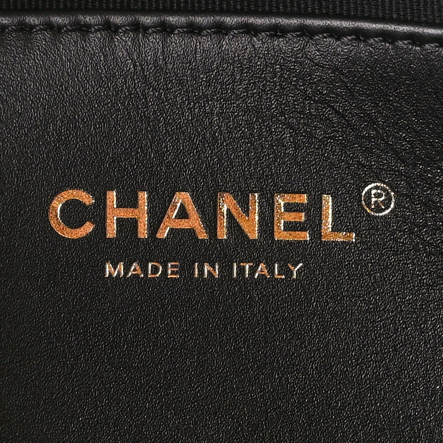 Metallic Lambskin Lacquered Quilted Small Flap Gold