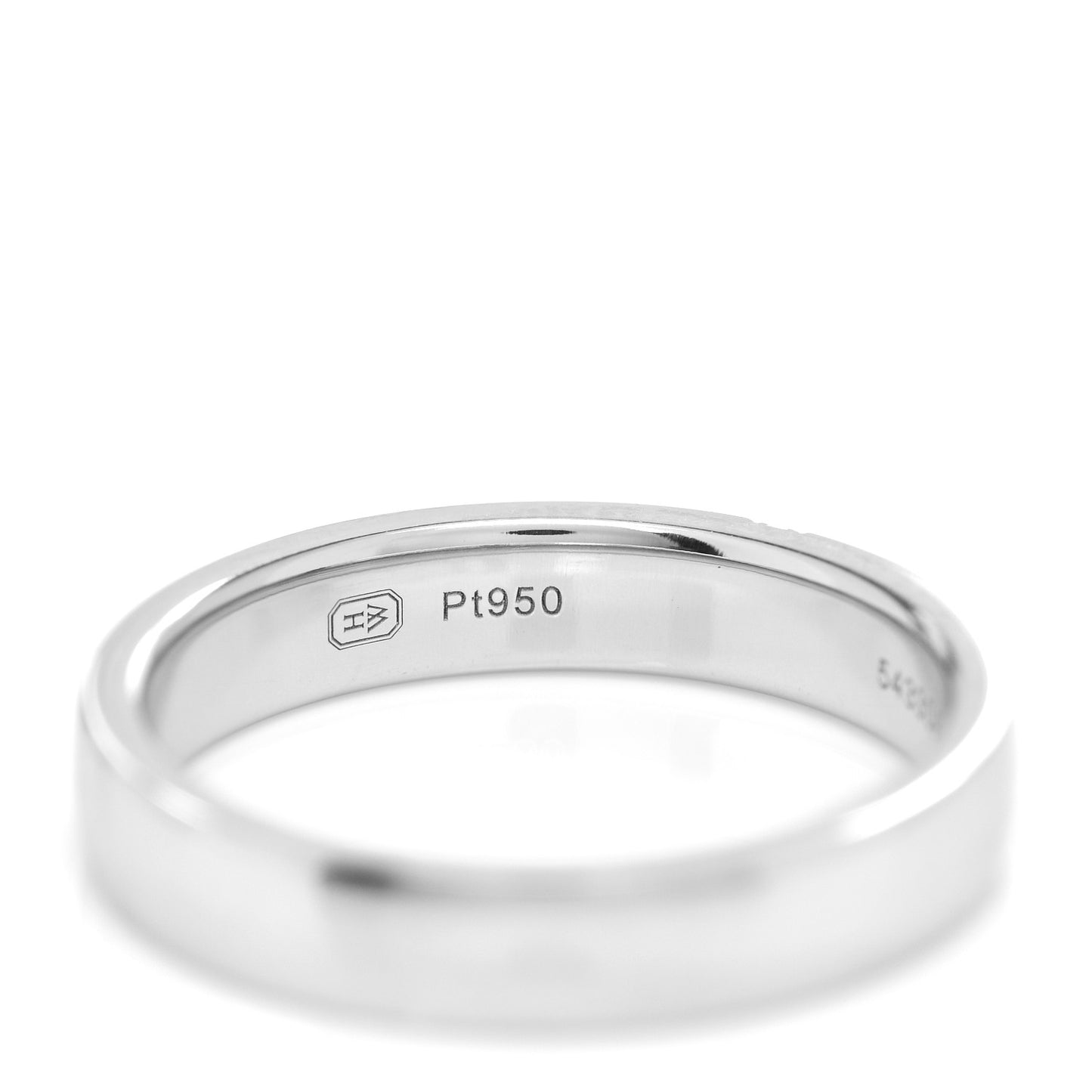 Platinum Diamond Vertical Row Wedding Band Ring 60 9.25