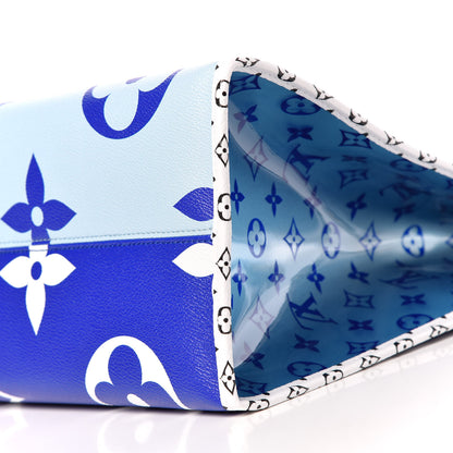Louis Vuitton Monogram Giant Santa Monica Onthego Blue 10 of 12