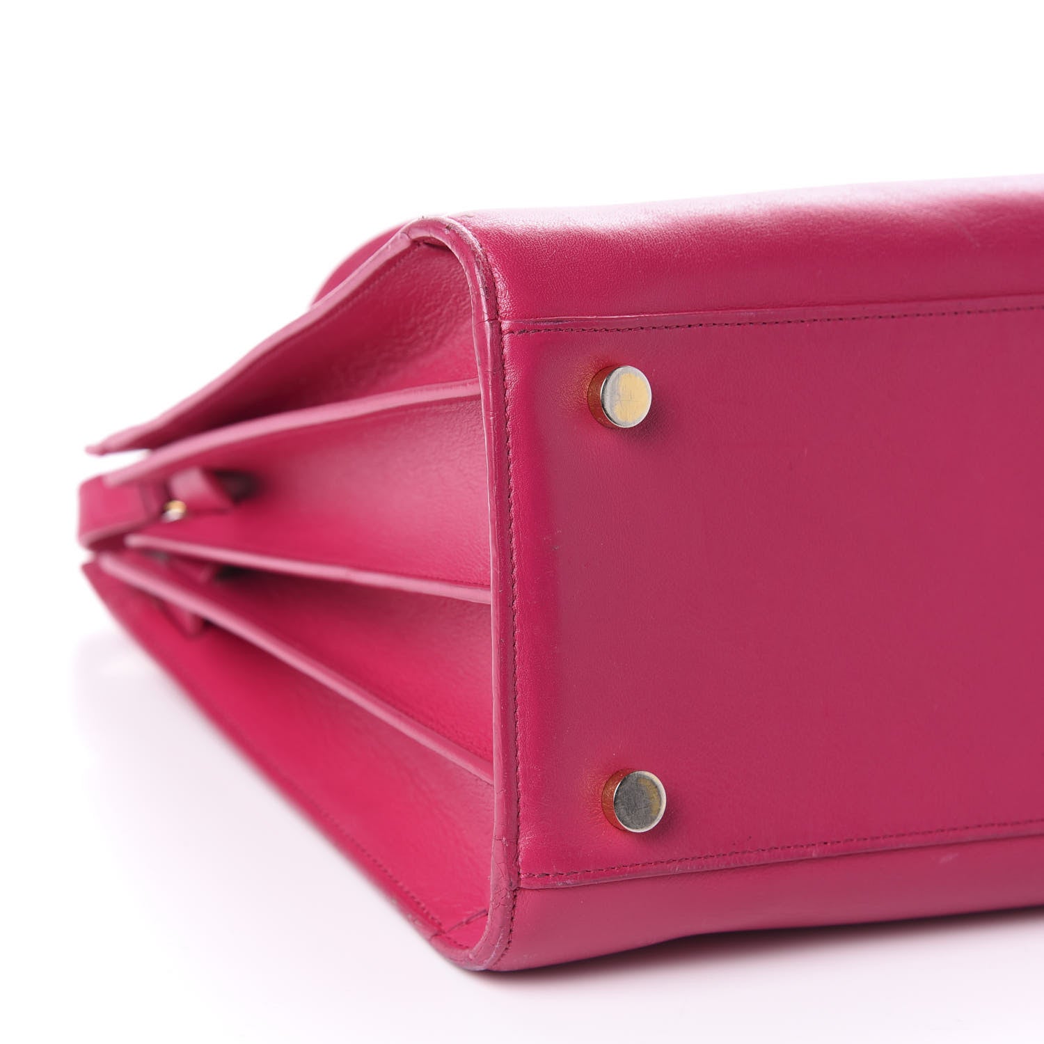 Saint Laurent Calfskin Sac De Jour Lipstick Fuchsia 7 of 14