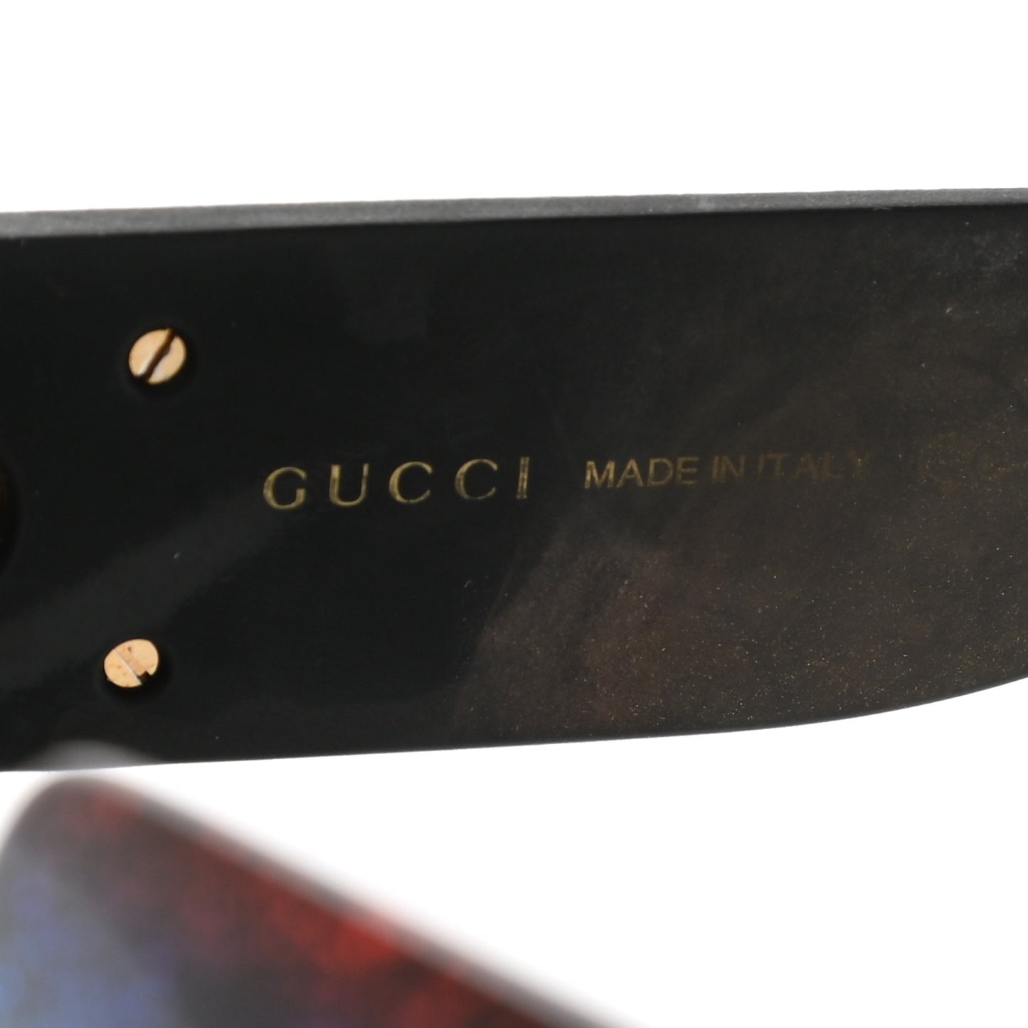 Square Frame GG0102S Sunglasses Glitter Gold Multi