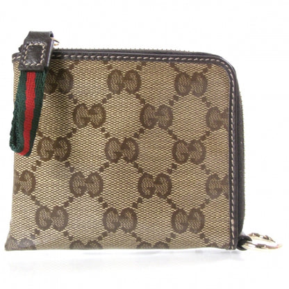 Gucci Crystal Monogram Flat Zip Around Wallet 1 of 8