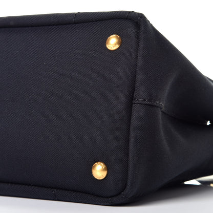 Prada Canapa Small Logo Tote Black 8 of 8