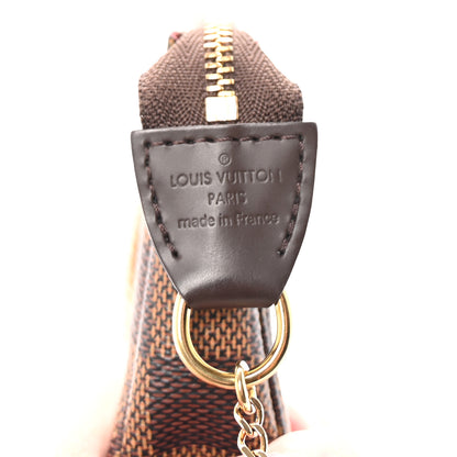 Louis Vuitton Damier Ebene Mini Pochette Accessories 7 of 8