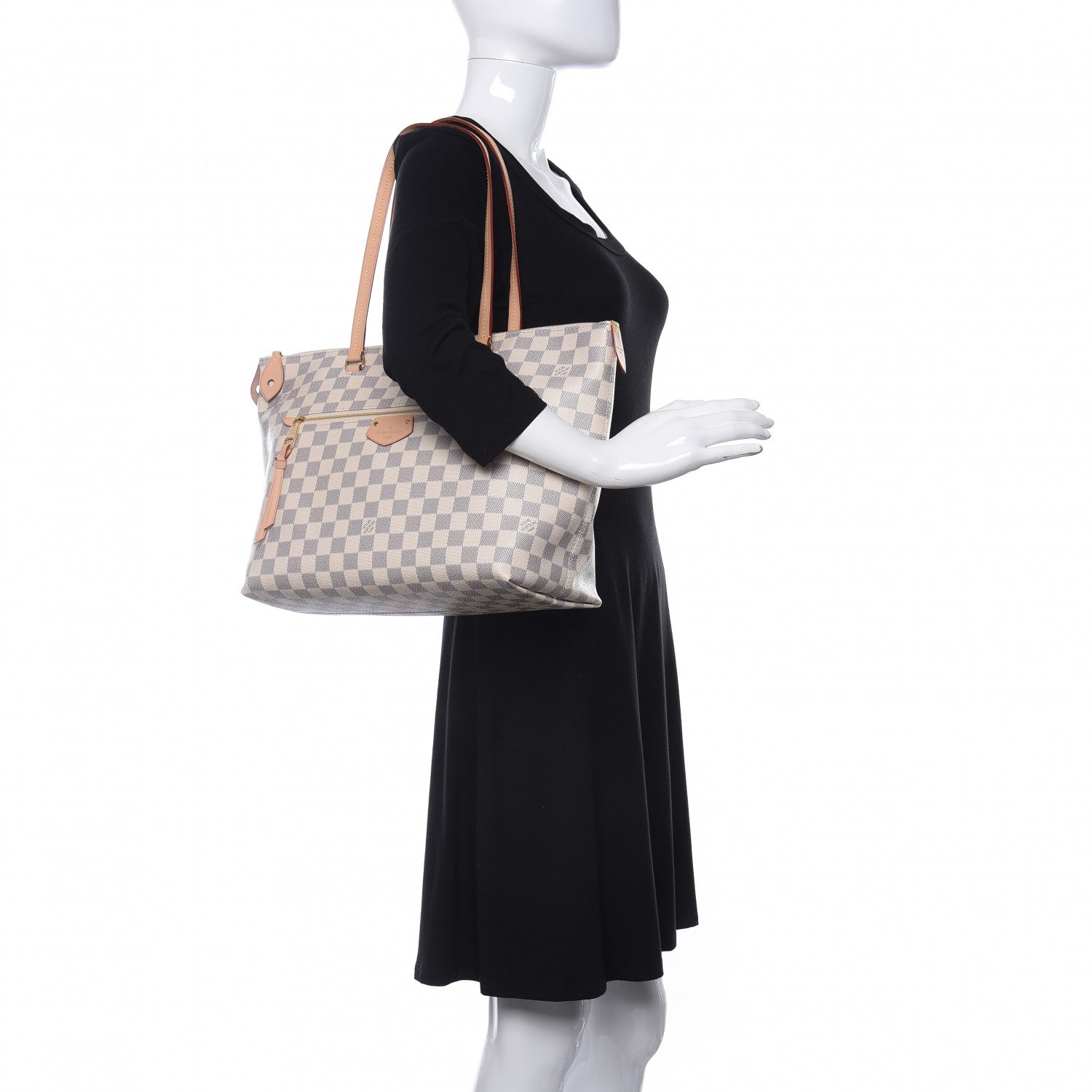 Louis Vuitton Damier Azur Iena MM 2 of 9