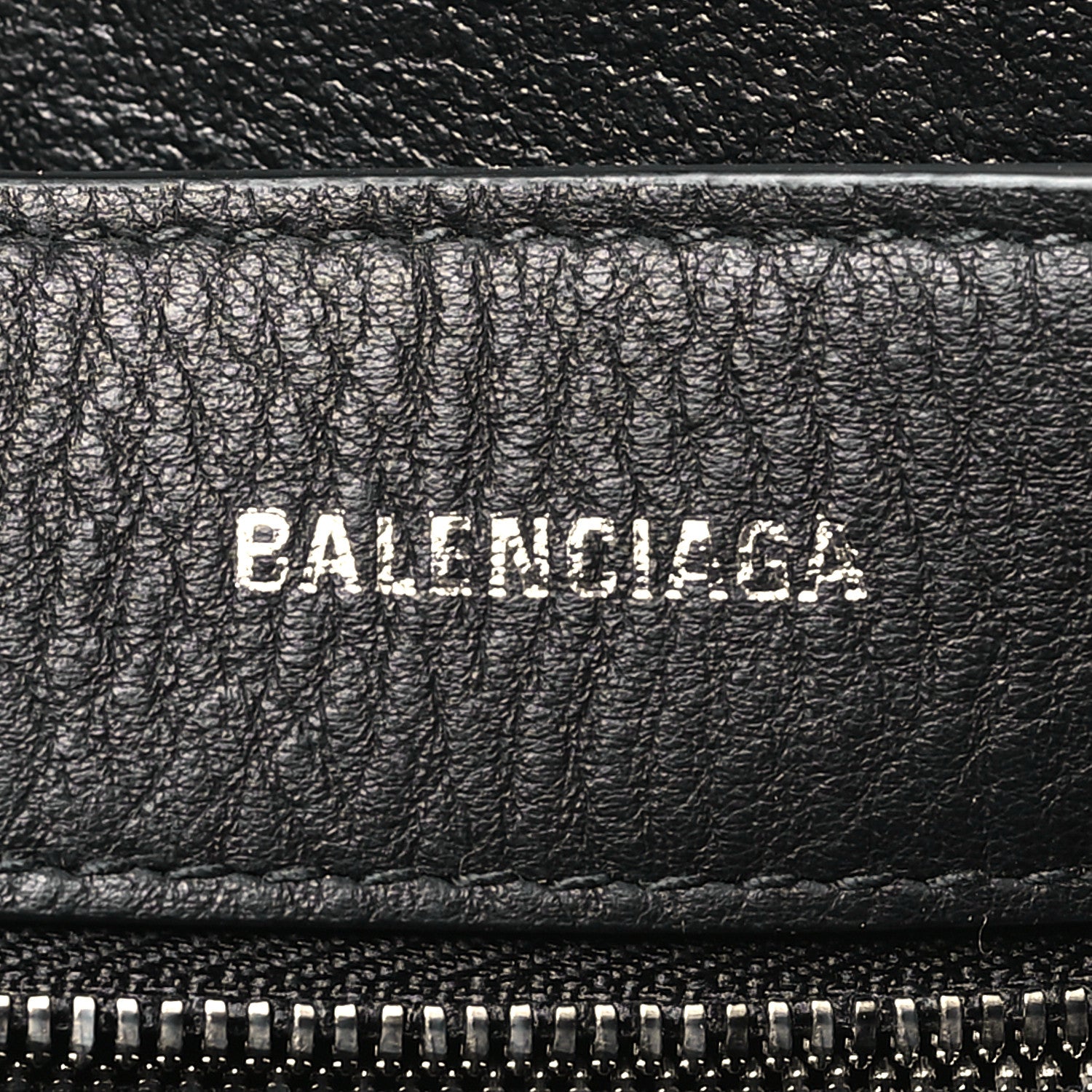 Balenciaga Smooth Calfskin Logo Double Sided XXS Everyday Tote Black White 6 of 10