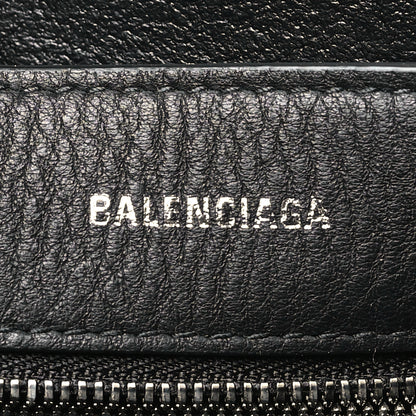 Balenciaga Smooth Calfskin Logo Double Sided XXS Everyday Tote Black White 6 of 10