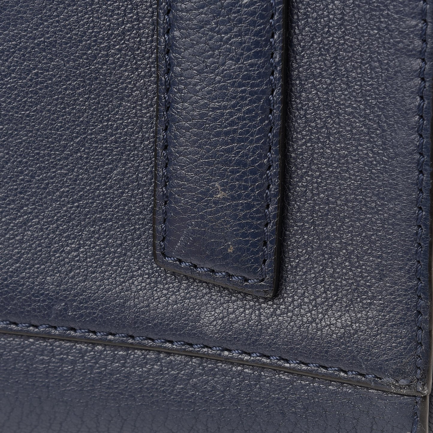 Sugar Goatskin Medium Antigona Deep Blue
