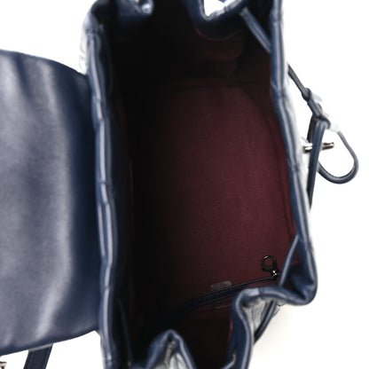 Chanel Lambskin Quilted Daily Supple Backpack Blue 5 of 10