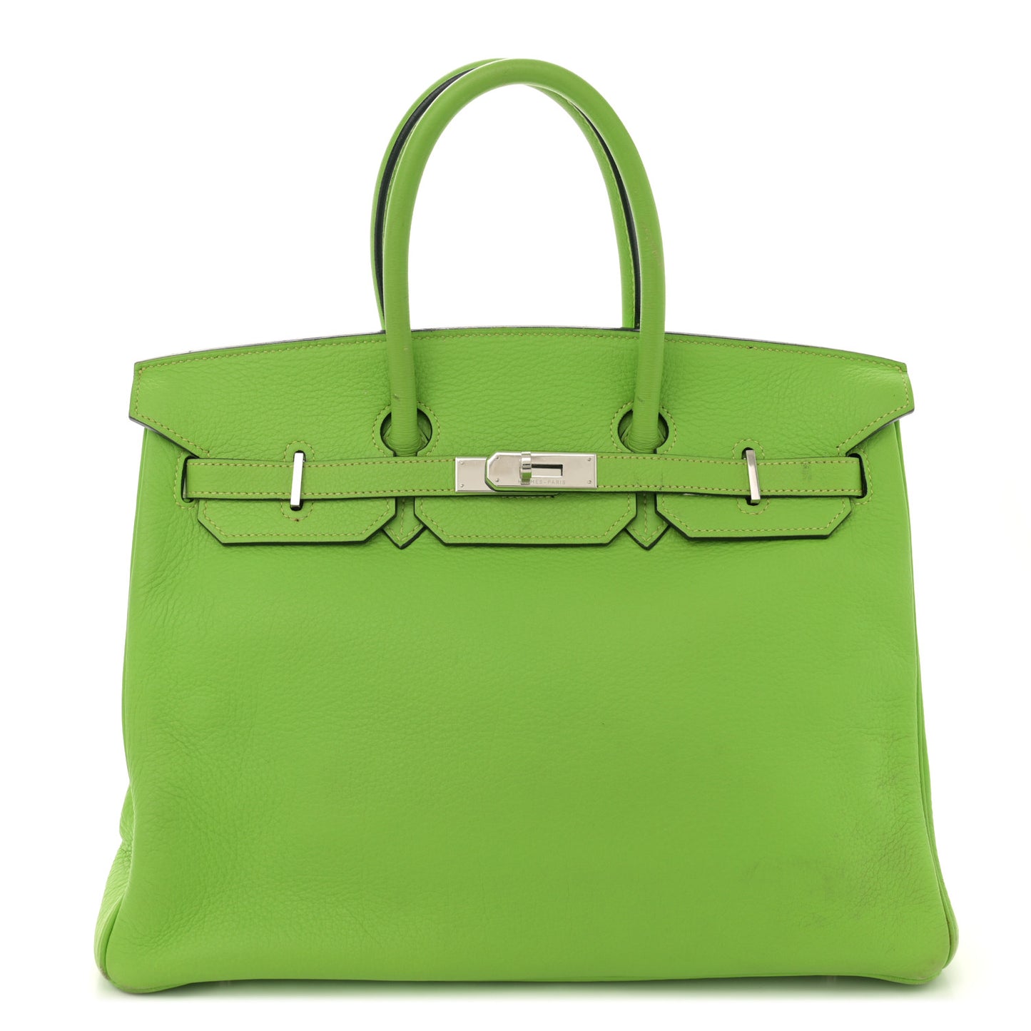 Taurillon Clemence Birkin 35 Vert Cru