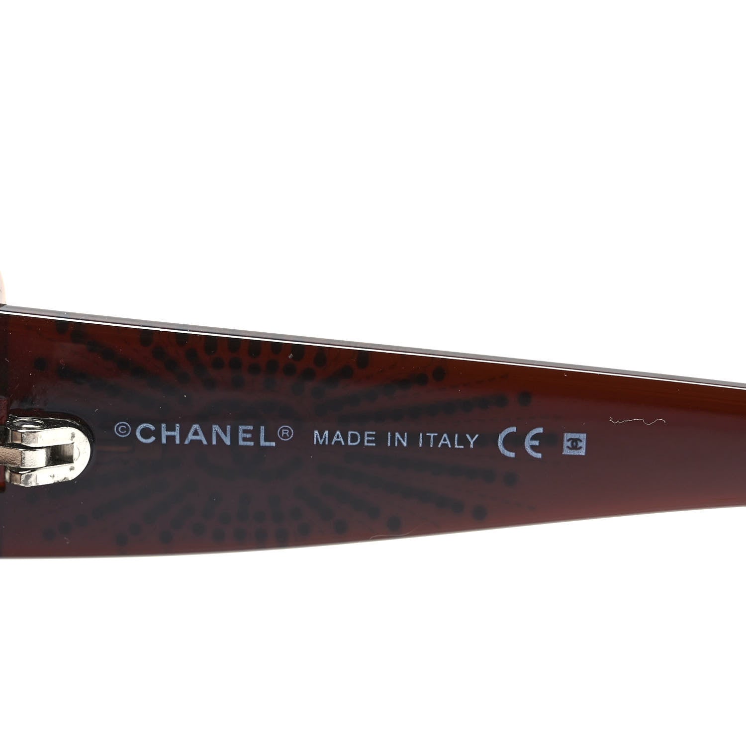 Chanel Crystal CC Logo Sunglasses 6026-B Brown 6 of 8