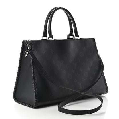 Louis Vuitton Monogram Cuir Plume Very Zipped Tote Black 2 of 7
