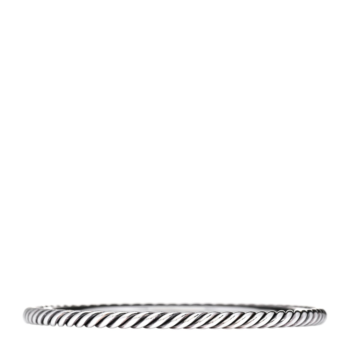 Sterling Silver 4mm Cable Classics Bangle Bracelet