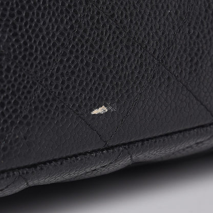 Chanel Caviar Quilted Jumbo Single Flap Black 10 of 14