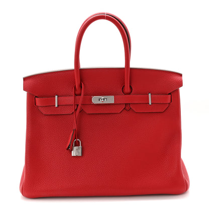 Hermes Togo Birkin 35 Rouge Casaque 2 of 19