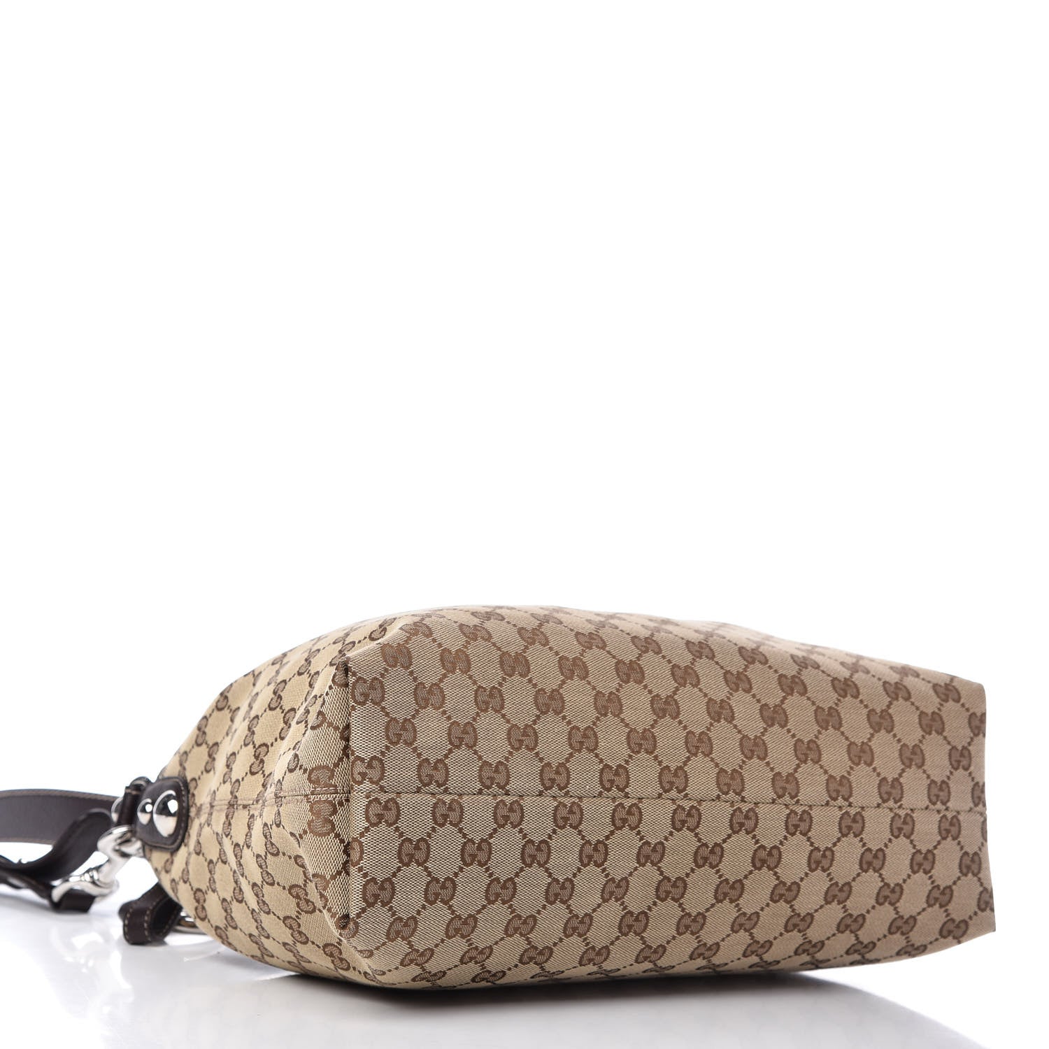 Gucci Monogram Medium Icon Bit Hobo Dark Brown 4 of 9