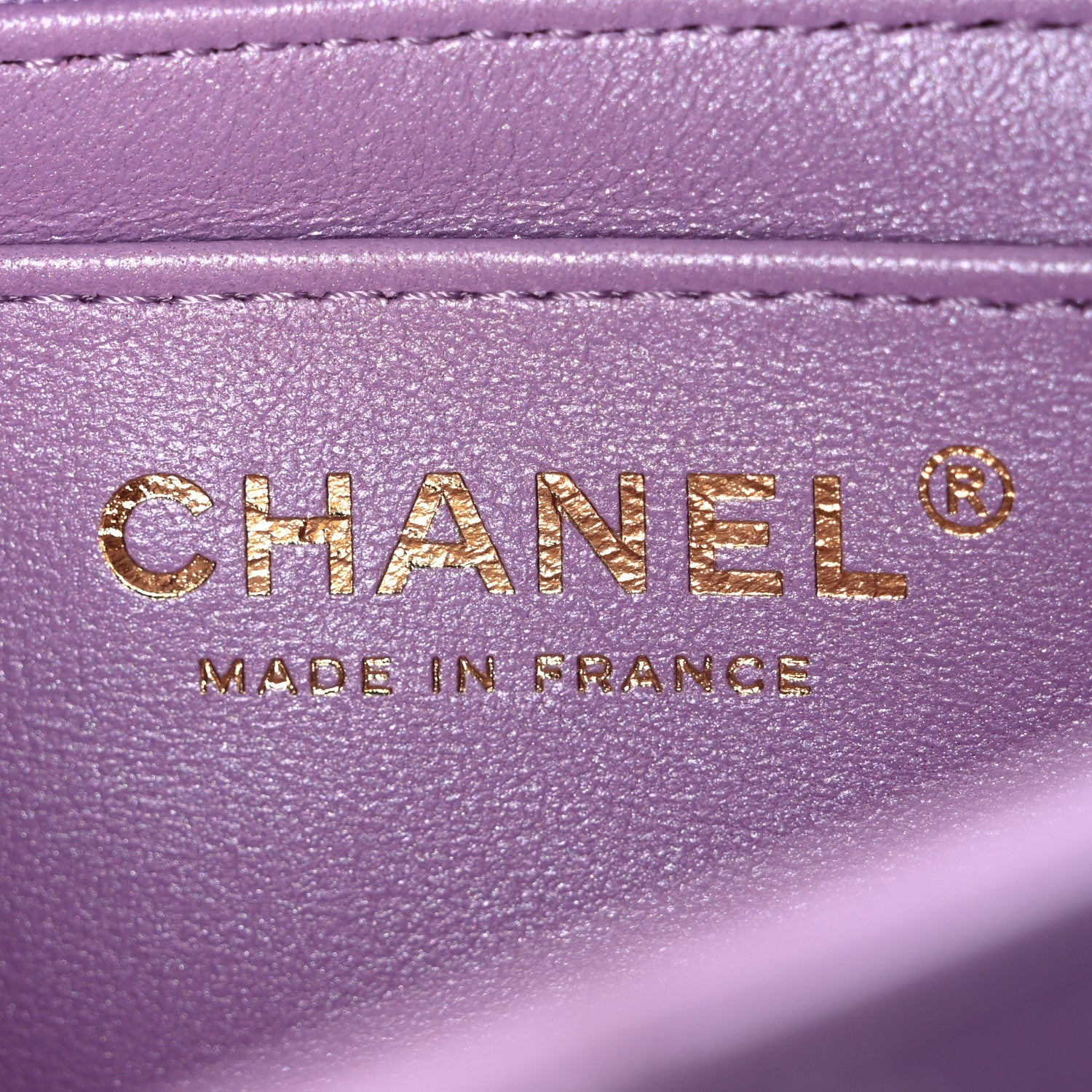 Chanel Calfskin Quilted Cloudy Tie Dye Mini Rectangular Flap Purple Blue Pink 6 of 10