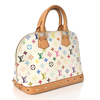 Louis Vuitton Monogram Multicolor Alma White 3 of 9
