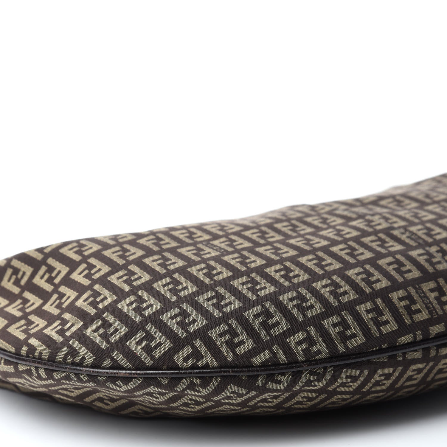 Fendi Zucchino Vitello Medium Chef Hobo Testa di Moro Beige 6 of 9