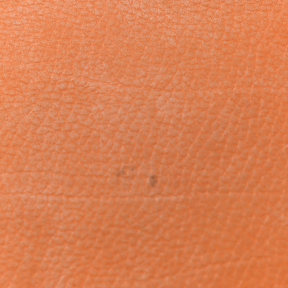Hermes Eversoft Dogon Duo Wallet Orange Rose Shocking 5 of 7