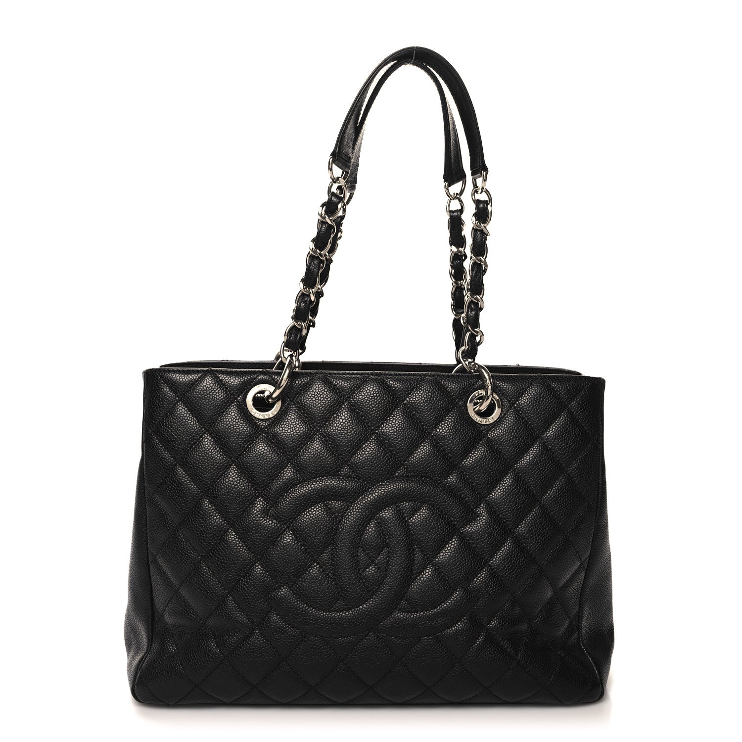 Chanel Caviar Quilted Grand Shopping Tote GST Black 1 of 14