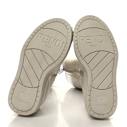 Fendi Technical Patent Fashion Show Platform 140mm Tall Boots 40 Pietra 6 of 8
