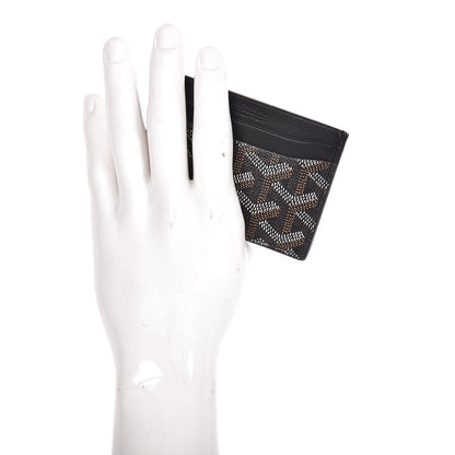 Goyard Goyardine Saint Sulpice Card Holder Black 2 of 10