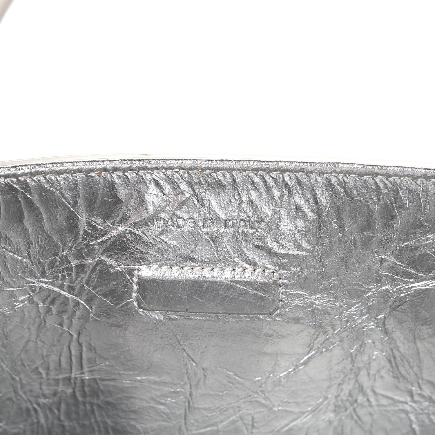 Christian Dior Metallic Calfskin Large Diorever Flap Silver 8 of 15