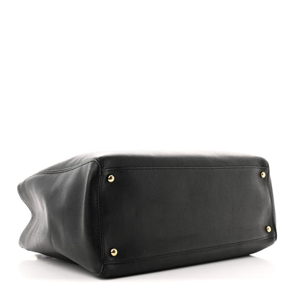 Chanel Calfskin Cerf Executive Shopper Tote Black 5 of 12