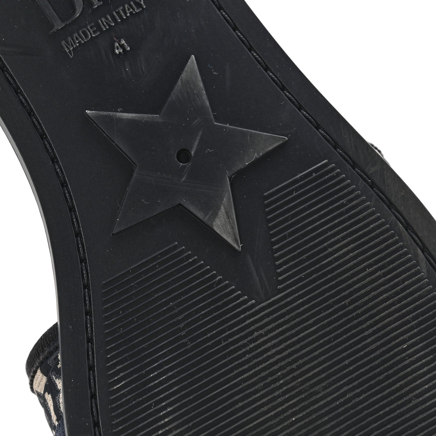 Christian Dior Nylon Oblique Dio(r)evolution Slide Sandals 36 Deep Blue 13 of 14