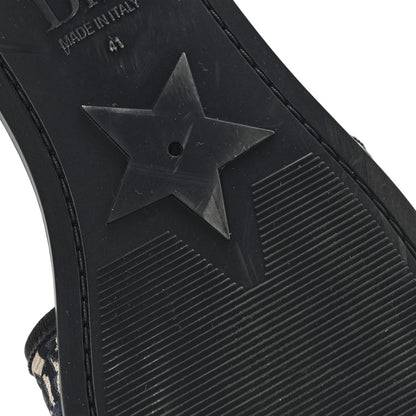 Christian Dior Nylon Oblique Dio(r)evolution Slide Sandals 36 Deep Blue 13 of 14